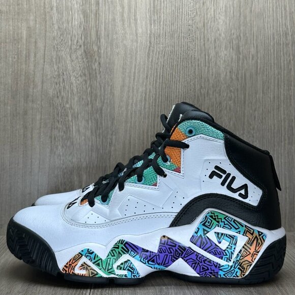 FILA  Athletic Shoes Womens Sz 9 Lace Up Sneakers 5BM01759-175 White Multicolor - Picture 2 of 12